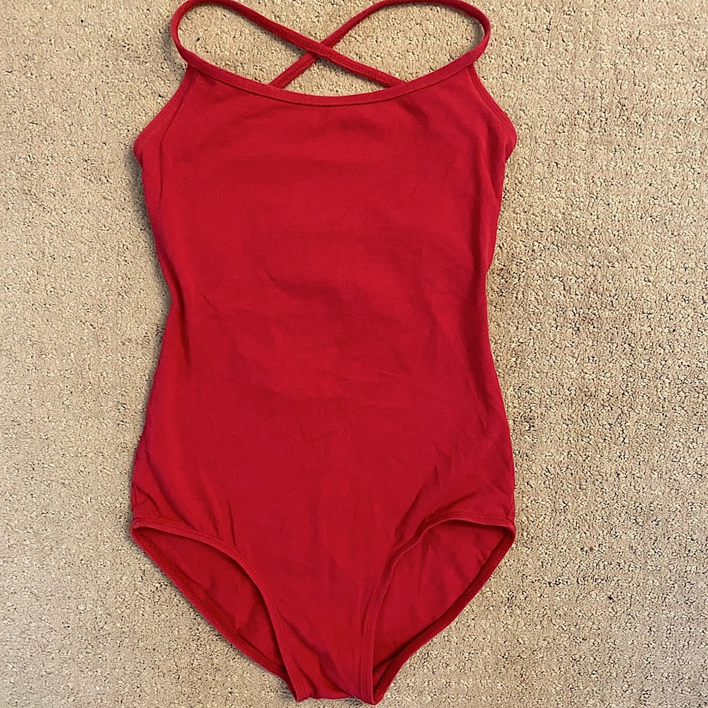 Red Dance Leotard